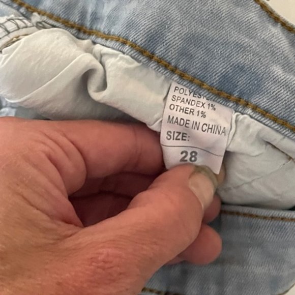 Women's Levi's Distressed Skinny Jeans Size 28 - Picture 4 of 6